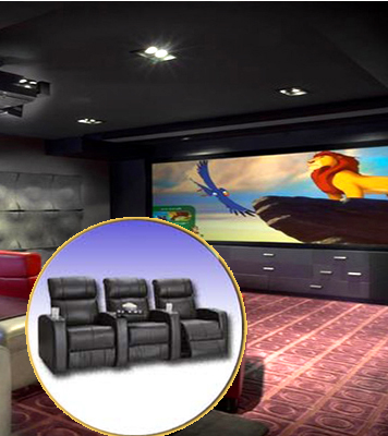 Leather Home Theater sofa/chair , Leather Home Theater Seating
